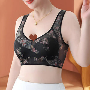 Lace Buttonless Comfortable Bra