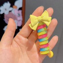 Load image into Gallery viewer, Colorful Telephone Wire Hair Bands for Kids