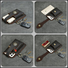 Load image into Gallery viewer, Multifunctional Leather Mobile Phone Bag