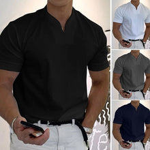 Load image into Gallery viewer, Gentlemans Business Short Sleeve Fitness T-Shirt