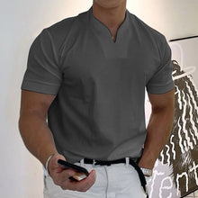 Load image into Gallery viewer, Gentlemans Business Short Sleeve Fitness T-Shirt