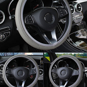 Car Steering Wheel Leather Cover