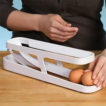 Load image into Gallery viewer, Automatic Scrolling Egg Rack Holder Storage Box