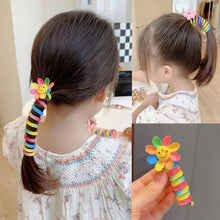 Load image into Gallery viewer, Colorful Telephone Wire Hair Bands for Kids