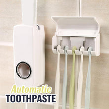 Load image into Gallery viewer, Automatic Toothpaste Dispenser and Toothbrush Holder Set