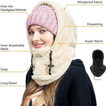 Load image into Gallery viewer, Sherpa Hood Ski Mask