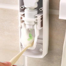 Load image into Gallery viewer, Automatic Toothpaste Dispenser and Toothbrush Holder Set