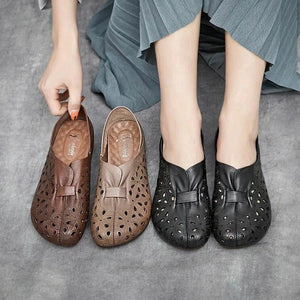 Women's Leather Breathable Sandals