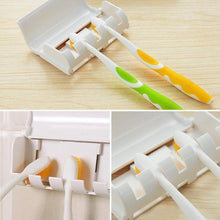 Load image into Gallery viewer, Automatic Toothpaste Dispenser and Toothbrush Holder Set