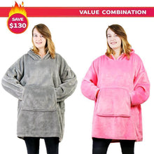 Load image into Gallery viewer, Comfybear™ Blanket Sweatshirt For Adults &amp; Children