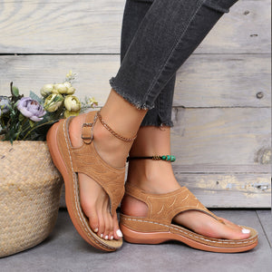 Women's Wedge Flip Flop Sandals