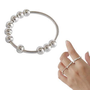 Rotatable Round Bead Ring