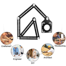 Load image into Gallery viewer, Amenitee® Six-Sided Aluminum Alloy Angle Measuring Tool - mygeniusgift