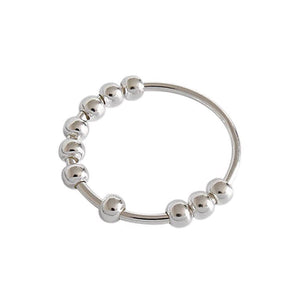 Rotatable Round Bead Ring