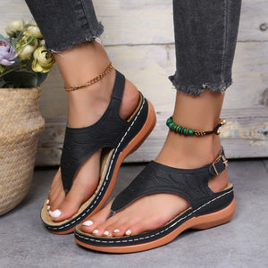 Women's Wedge Flip Flop Sandals