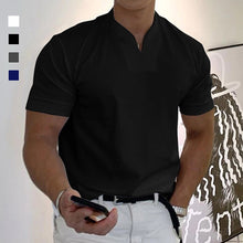 Load image into Gallery viewer, Gentlemans Business Short Sleeve Fitness T-Shirt