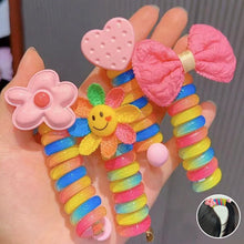 Load image into Gallery viewer, Colorful Telephone Wire Hair Bands for Kids